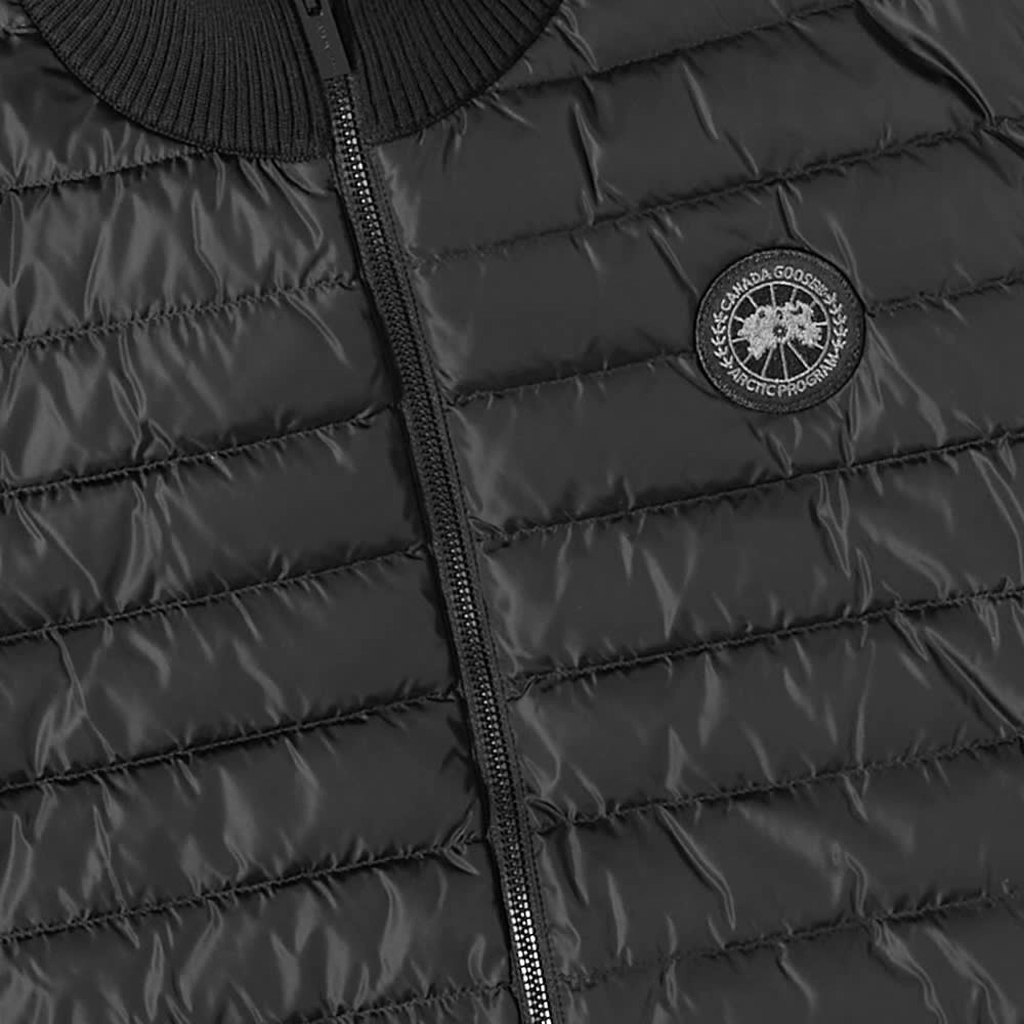 Canada Goose Men's Black Disc Hybridge Knit Vest